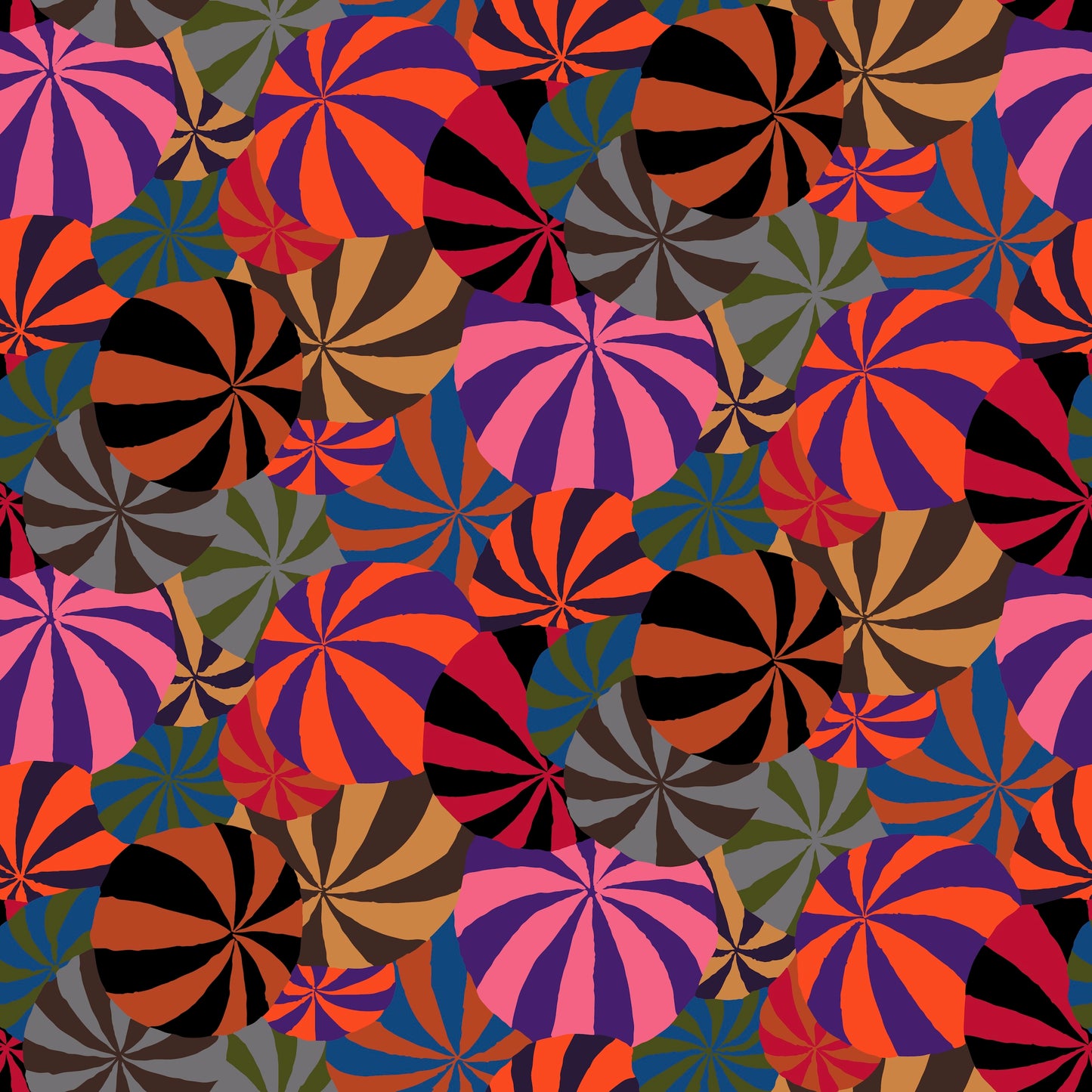 OOP - Beach Balls - Maroon PWGP037 Kaffe Fassett - KAFFE 85 & FABULOUS