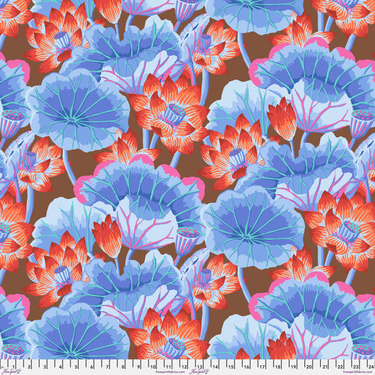 LAKE BLOSSOMS Brown PWGP093 Kaffe Fassett Collective August 2025