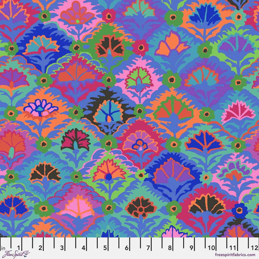 ***SALE*** STEP FLOWER PWGP202 BLUE Kaffe Fassett Collective FEBRUARY 2024