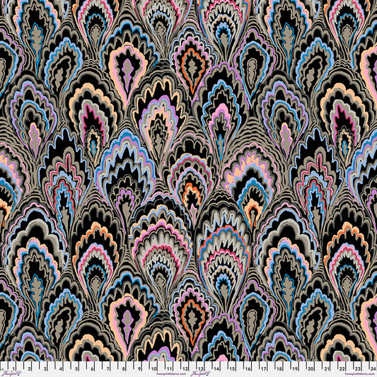 MARBLE SCALLOPS Black PWGP207 Kaffe Fassett Collective FEBRUARY 2025