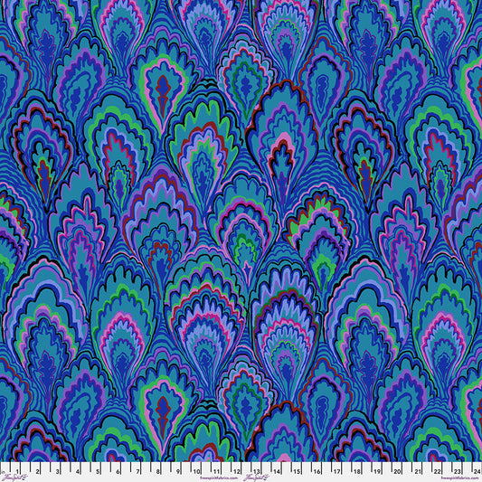 MARBLE SCALLOPS Blue PWGP207 Kaffe Fassett Collective FEBRUARY 2025