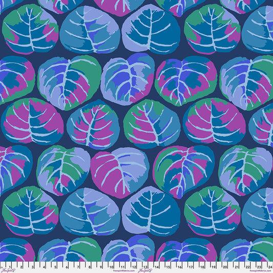 PALM LEAVES Blue PWGP208 Kaffe Fassett Collective FEBRUARY 2025