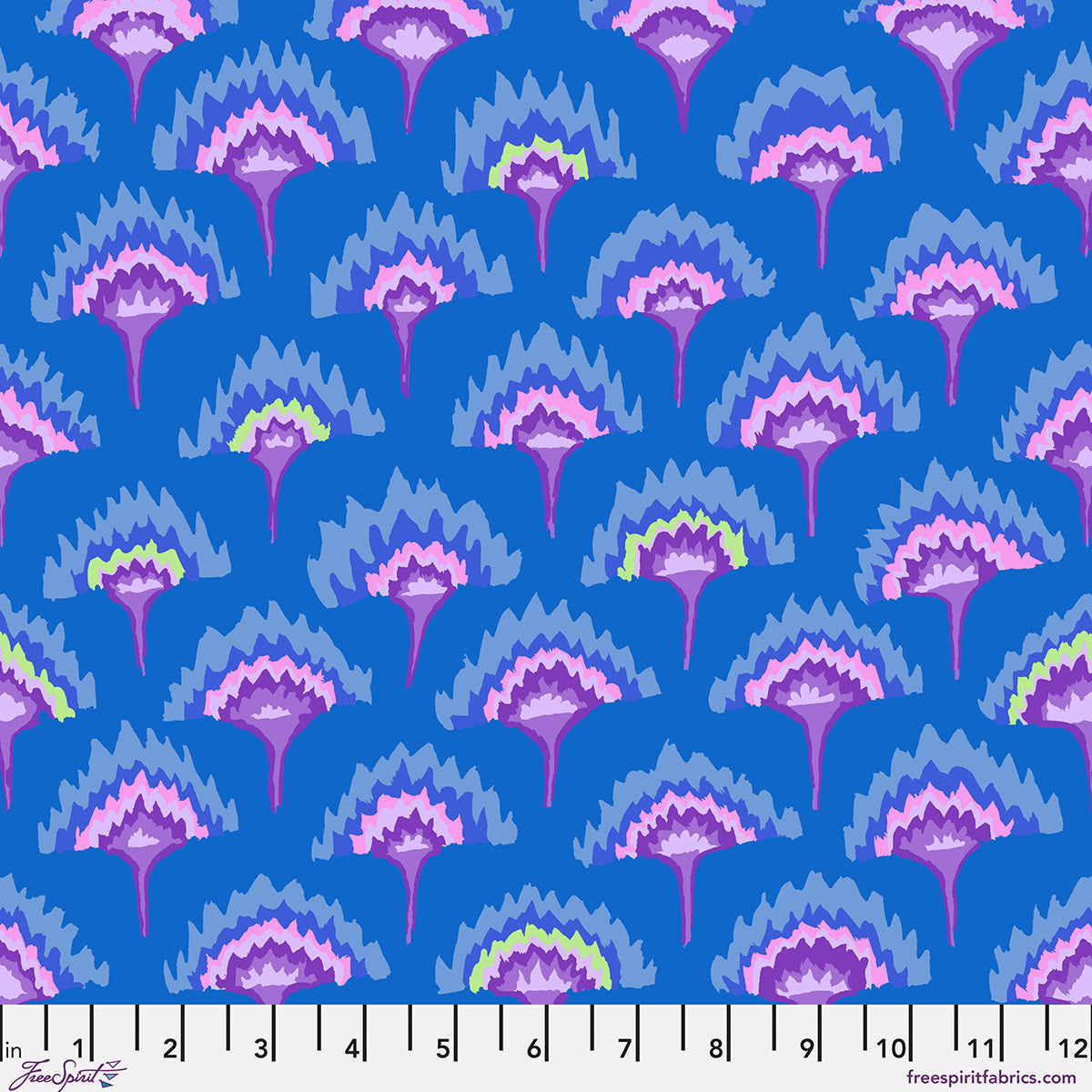 FLAME FLOWER - BLUE - Kaffe Fassett for KFC - PWGP221.BLUE - FEBRUARY 2027