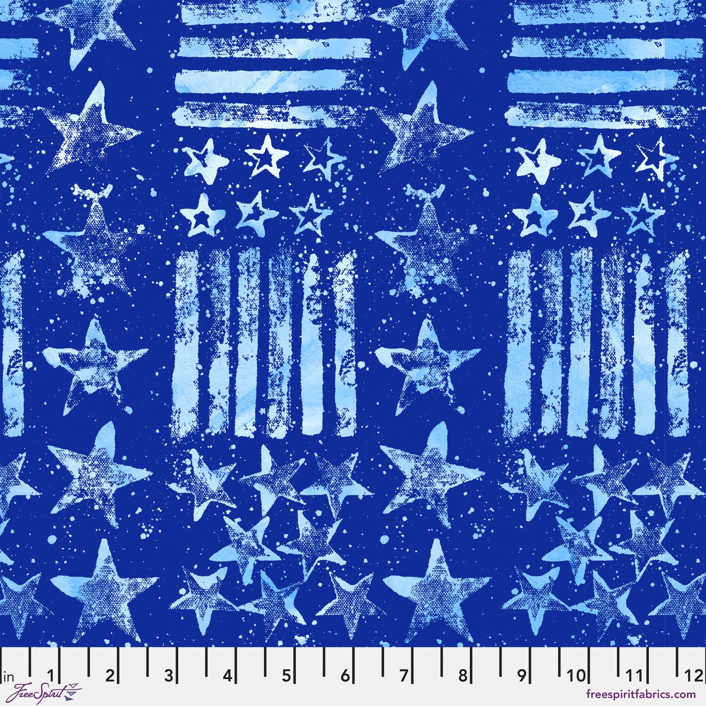 FreeSpirit Americana Stars and Stripes Large - Blue - PWKP089.BLUE