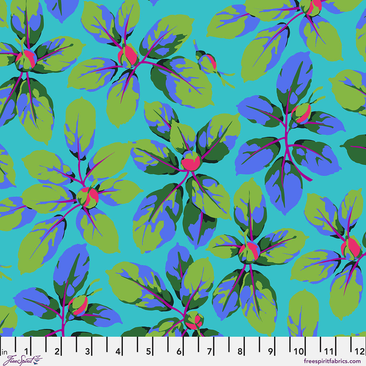 ROSE LEAVES - BLUE - Martha Negley for KFC - PWMD005.BLUE - FEBRUARY 2027