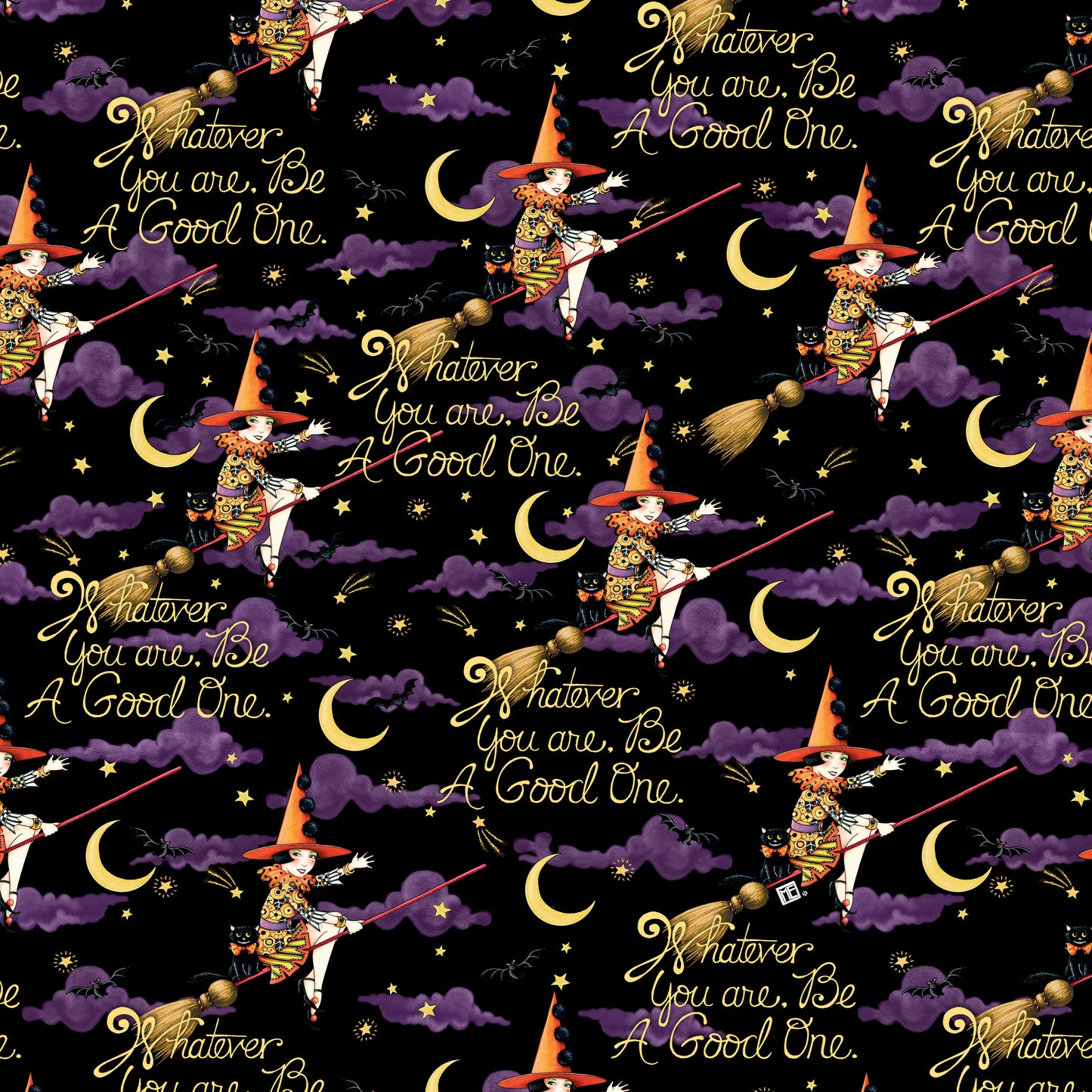 BE A GOOD ONE - Black - Spooky Cute Halloween PWMY002.BLACK Mary Engelbreit - May 2025