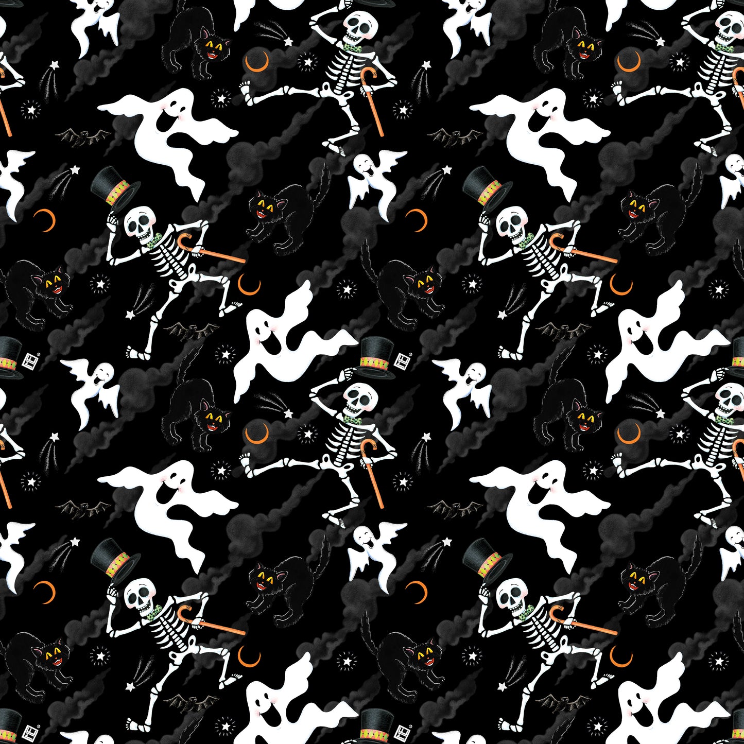 ***SALE***SCARY SKY - Black - Spooky Cute Halloween PWMY003.BLACK Mary Engelbreit - May 2025