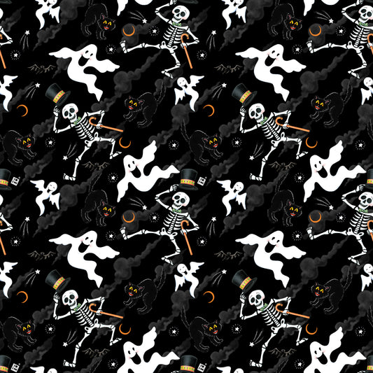 ***SALE***SCARY SKY - Black - Spooky Cute Halloween PWMY003.BLACK Mary Engelbreit - May 2025