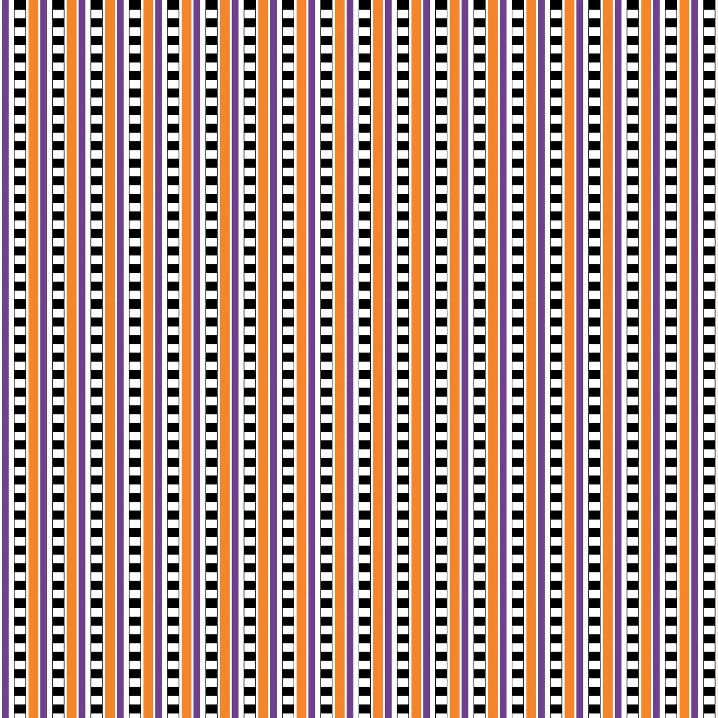 ***SALE***HALLOWEEN CHECK STRIPE - Multi - Spooky Cute Halloween PWMY009.MULTI Mary Engelbreit - May 2025