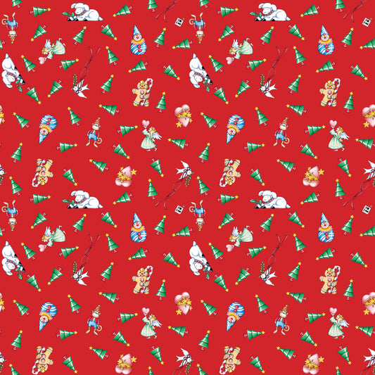 ***SALE***CHRISTMAS TREE TOSS - RED - So Much Joy PWMY020.RED Mary Engelbreit - June 2025