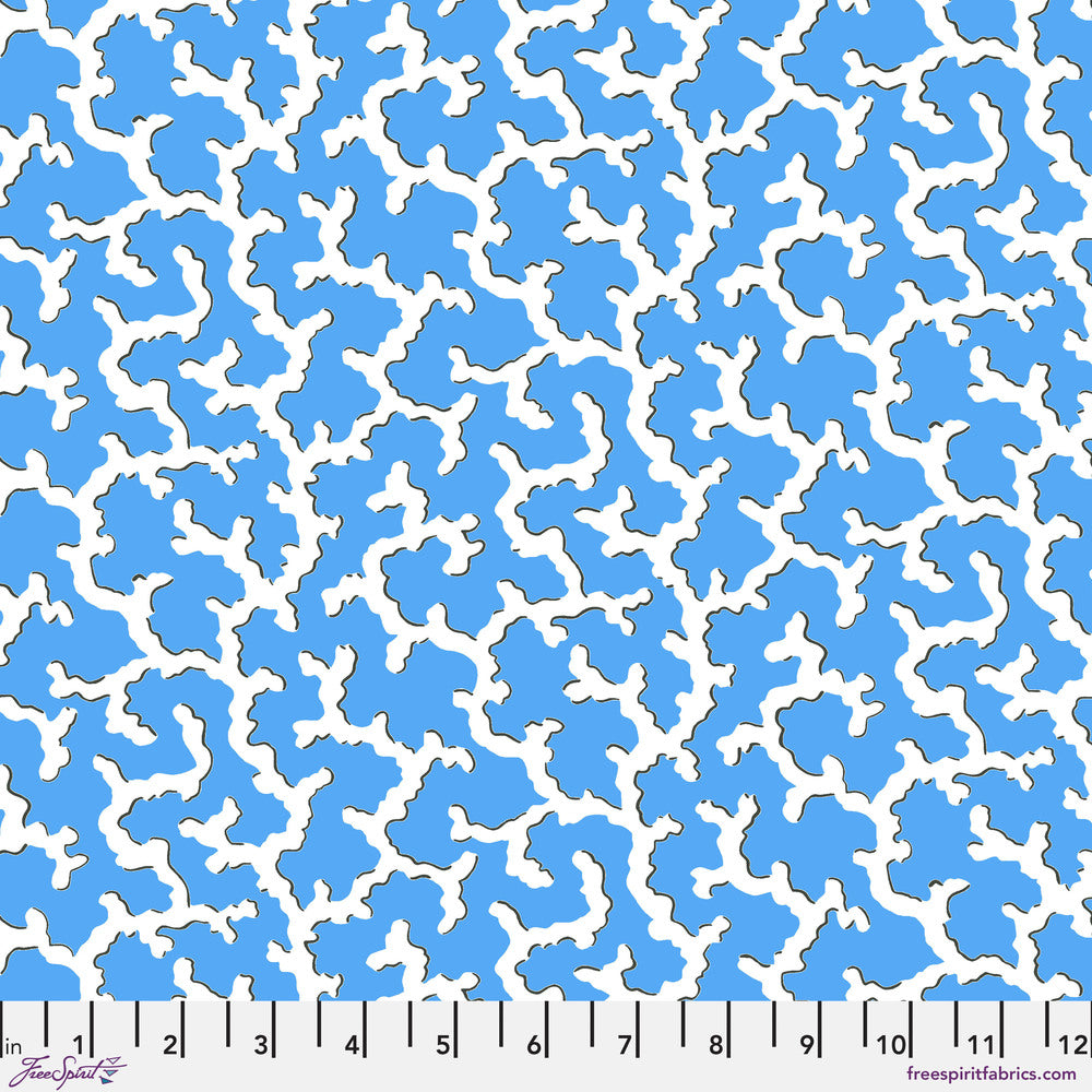 ***SALE*** CORAL BLUE PWPJ004 Philip Jacobs Kaffe Fassett Collective FEBRUARY 2024