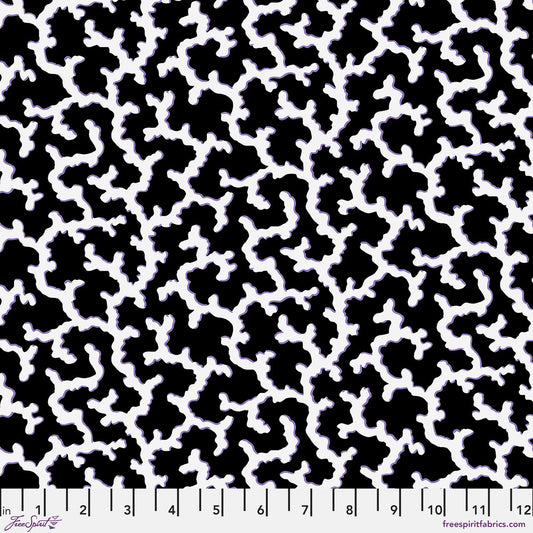 CORAL CONTRAST Black White PWPJ004 Kaffe Fassett Collective Kaffe Fassett FEBRUARY 2024