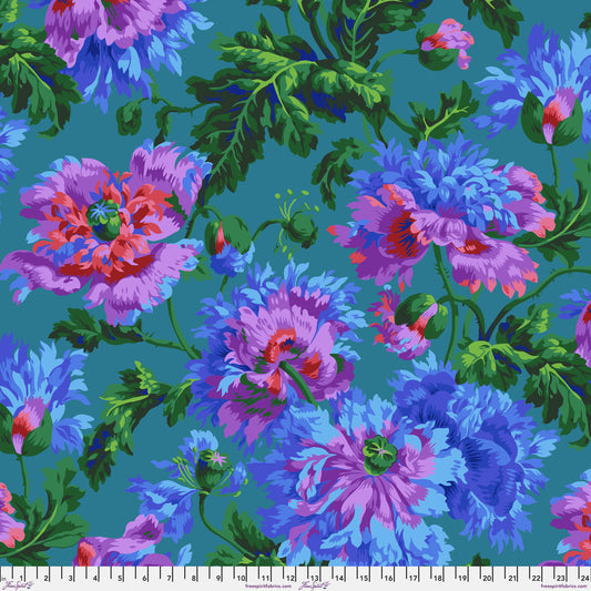 OOP GARDEN PARTY BLUE PWPJ020  PHILIP JACOBS Kaffe Fassett Collective FEBRUARY 2024