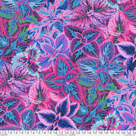 BOLD LEAVES Blue PWPJ132 Kaffe Fassett Collective August 2025