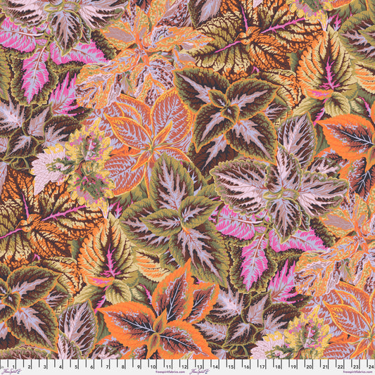 BOLD LEAVES Brown PWPJ132 Kaffe Fassett Collective August 2025