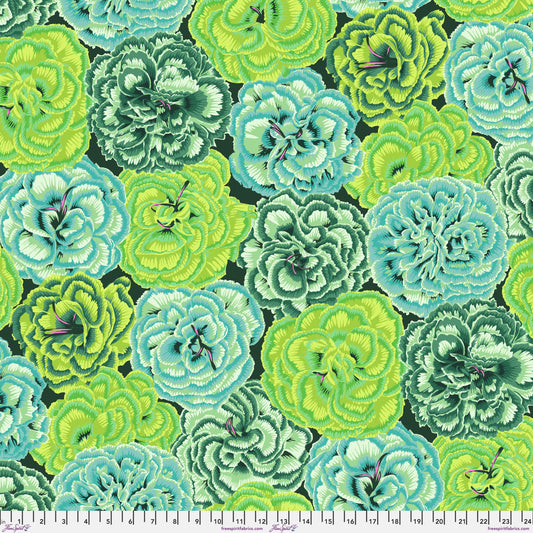 PICOTEE CARNATIONS Green PWPJ133 Kaffe Fassett Collective August 2025