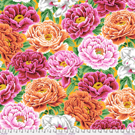 TIBETAN PEONY Warm PWPJ136 Kaffe Fassett Collective August 2025