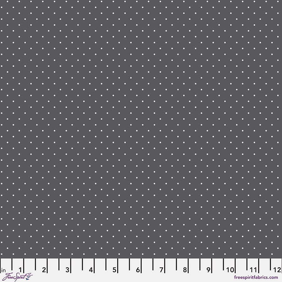 PRE-ORDER - TINY DOTS - CARBON- True Colors Graywork PWTP185.CARBON - Tula Pink - October 2025