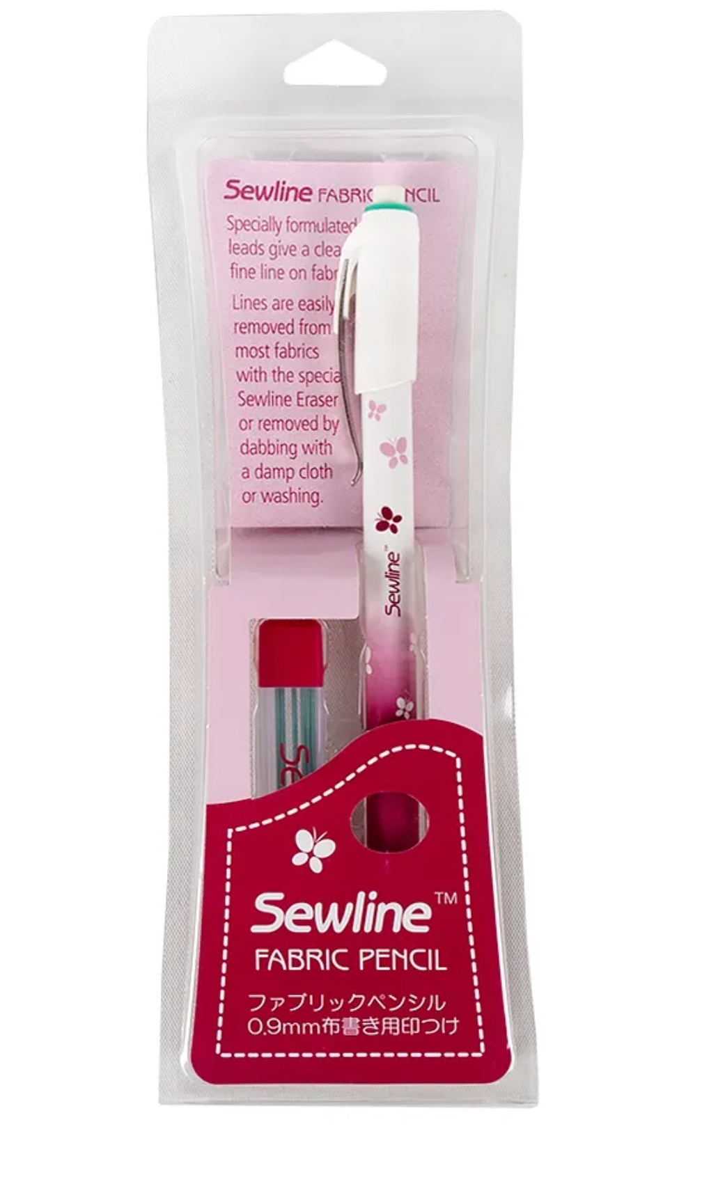 SEWLINE Fabric pencil 0.9mm Green - Notion