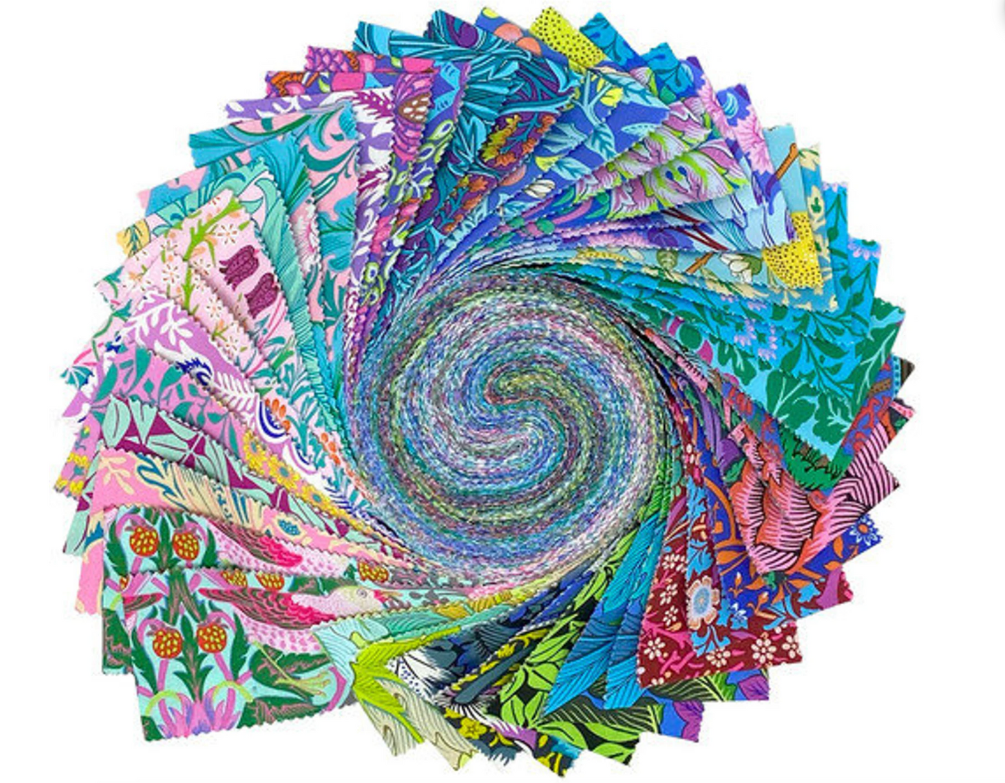 Kaffe x Morris & Co. 2.5" Design Roll DECEMBER 2024