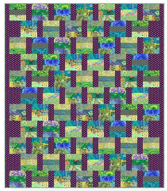 WHARF STREET QUILT KIT - Tidal - Kaffe Fassett Collective Fabrics