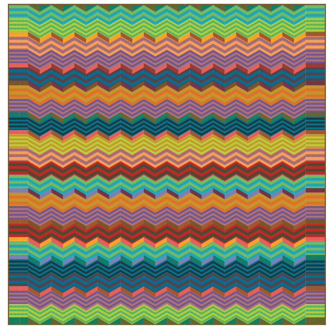 Rosita Zigzag Bright Quilt- Download PDF Pattern