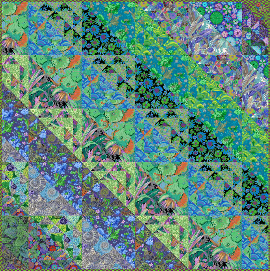 Kinetic Cool Quilt - Download PDF Pattern