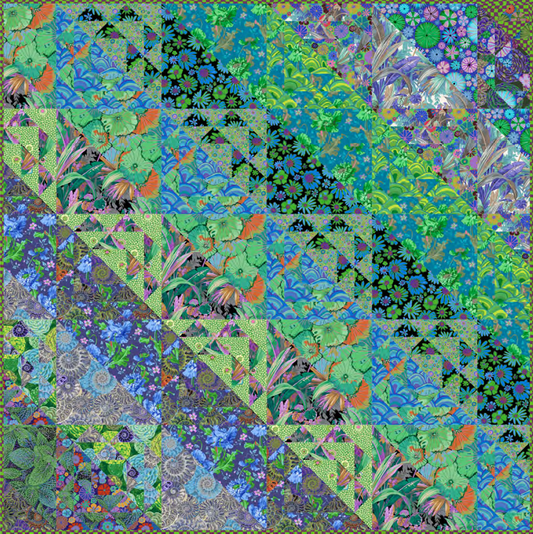 Kinetic Cool Quilt - Download PDF Pattern