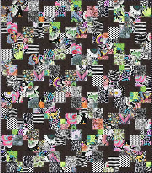 PEANUT BUTTER PINWHEELS QUILT KIT - Polaris - Kaffe Fassett Collective Fabrics