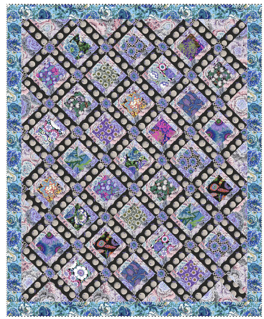 Brassica Oranges Quilt- Download PDF Pattern