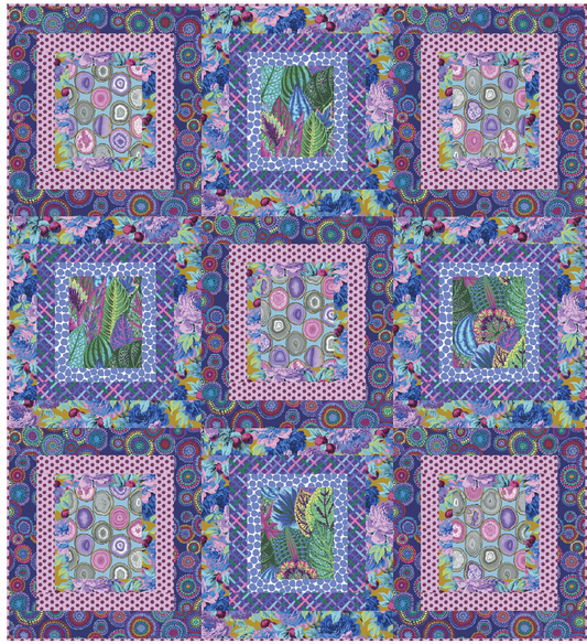 Purple Ripples - Download PDF Pattern