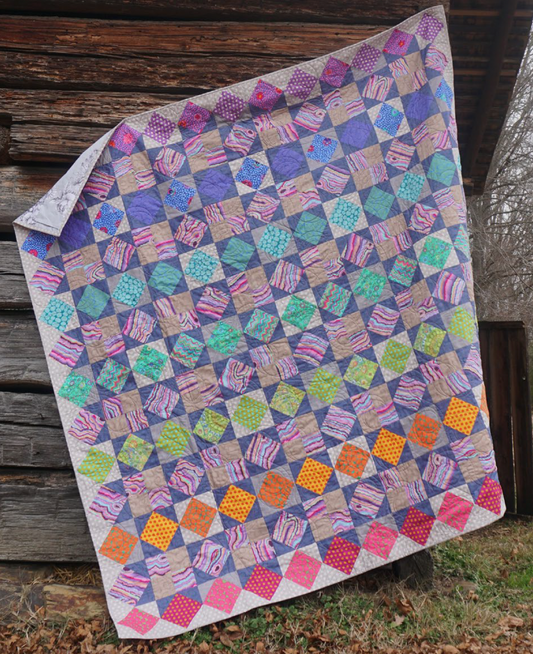 Kaffetastic Rainbow Star - Download PDF Pattern