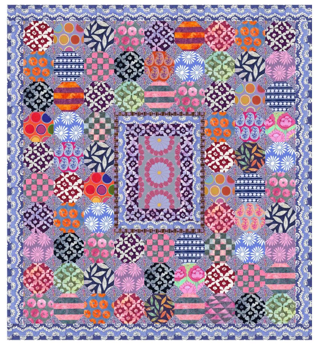 Mediterranean Tiles Quilt - Download PDF Pattern