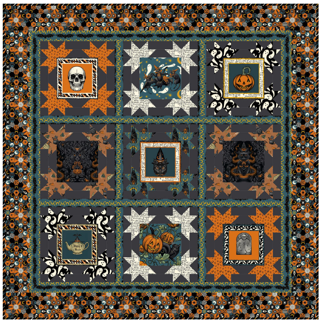 Spellbound Quilt and Pillow - Download PDF Pattern
