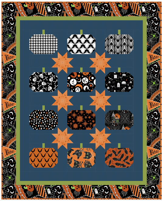 Pumpkin Patch Quilt - Download PDF Pattern