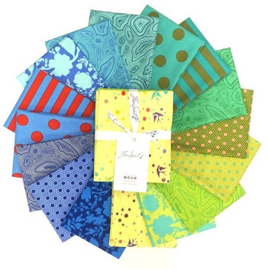 16pcs - FAT QUARTER BUNDLE - STARLING - TULA PINK