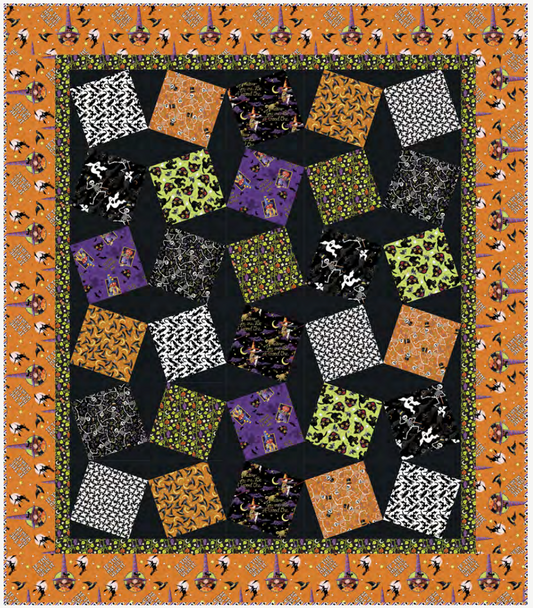 Spooky Eye Spy Quilt - Download PDF Pattern