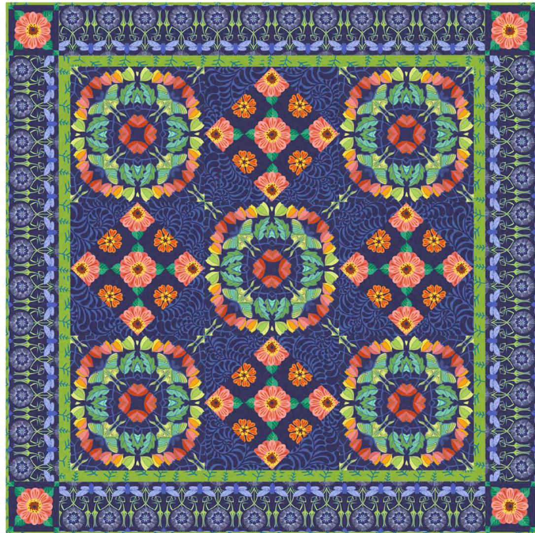 Night Garden Quilt - Download PDF Pattern