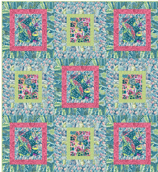 Ripples - Teal Quilt - Download PDF Pattern