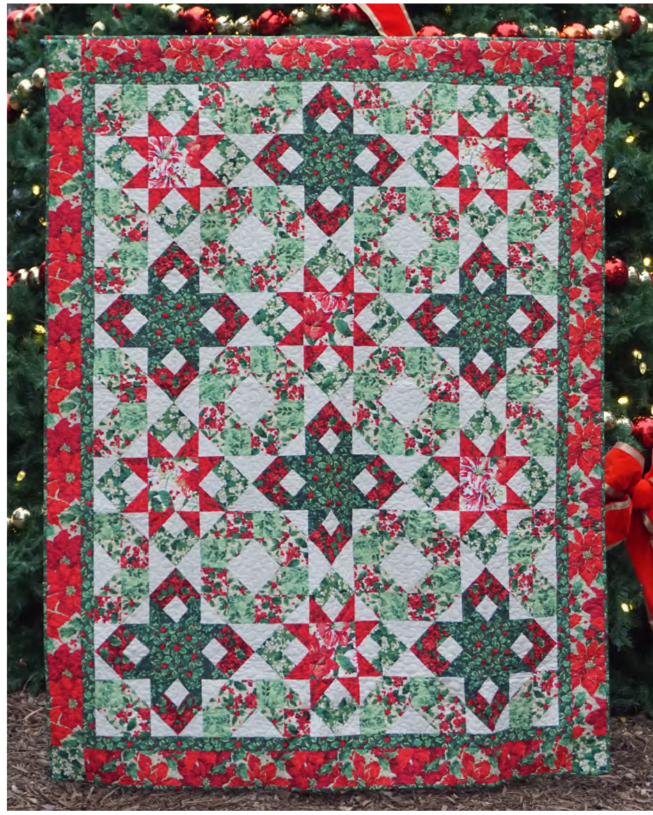 Stars of Christmas Quilt - Download PDF Pattern