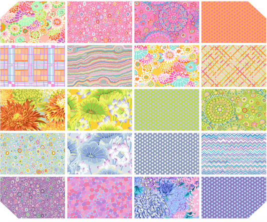 5" - 42pcs- CLASSIC PLUS CHARM PACK- SORBET FB6CPGP Kaffe Fassett Collective