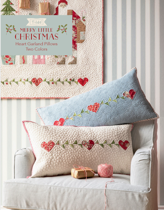 Heart Garland Pillows - Download PDF Pattern