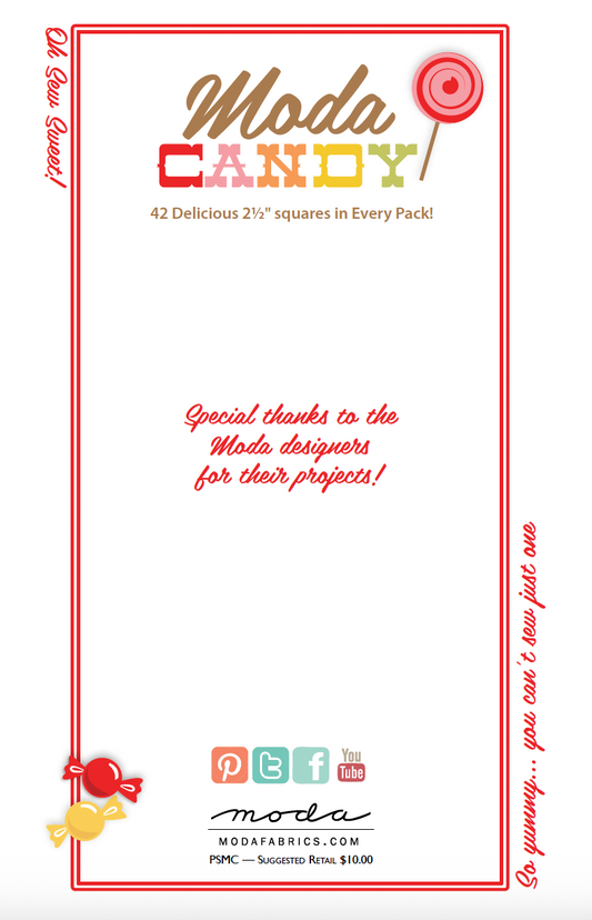 Moda Candy Project Booklet PDF Downloadable