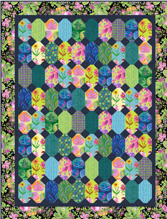 Pods Quilt - Cool - Download PDF Pattern