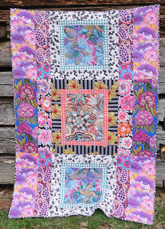 Bordered Panels Quilt - Download PDF Pattern