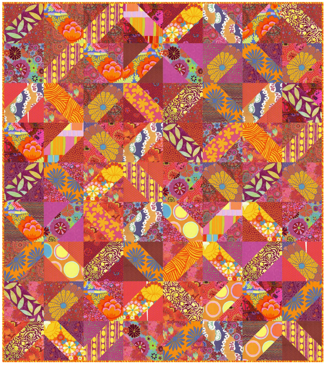 Eclectic - Red Quilt - Download PDF Pattern
