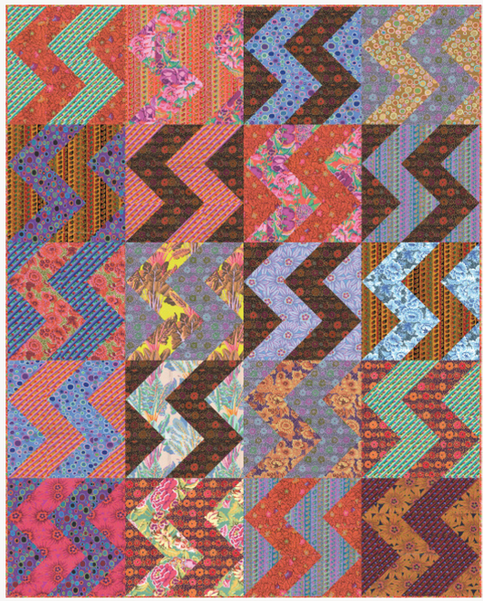 Lightning Strikes Twice Quilt- Download PDF Pattern