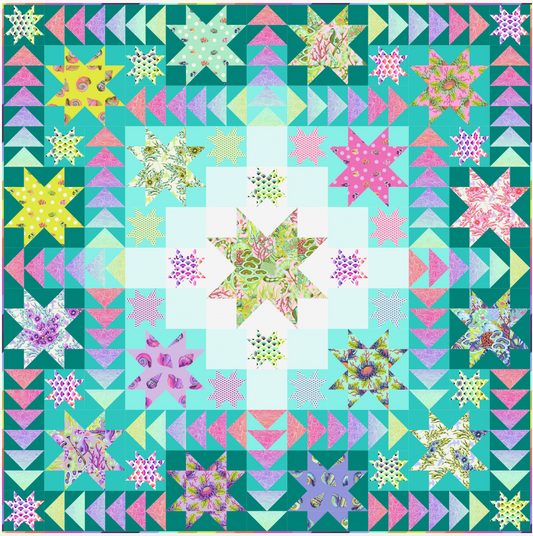 Sea Stars Quilt - Download PDF Pattern