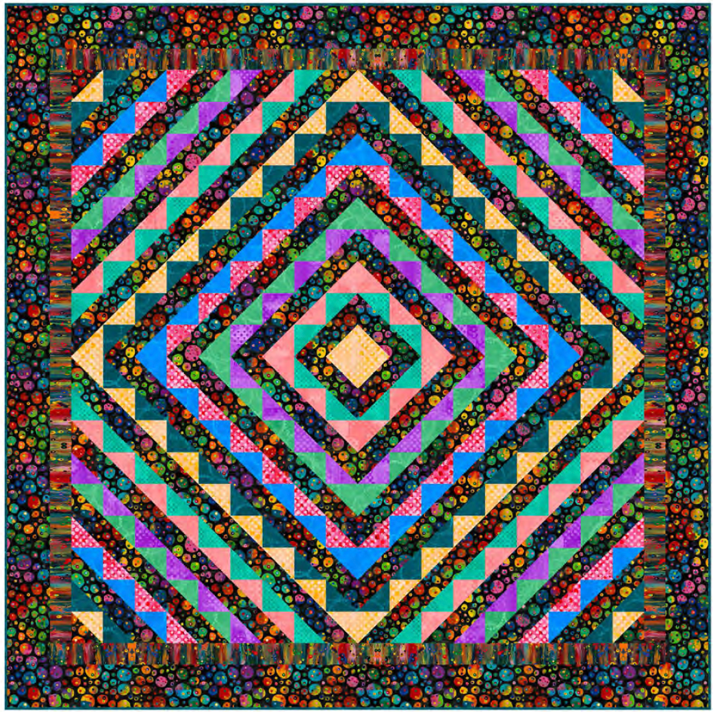 Color Disperse Quilt - Download PDF Pattern