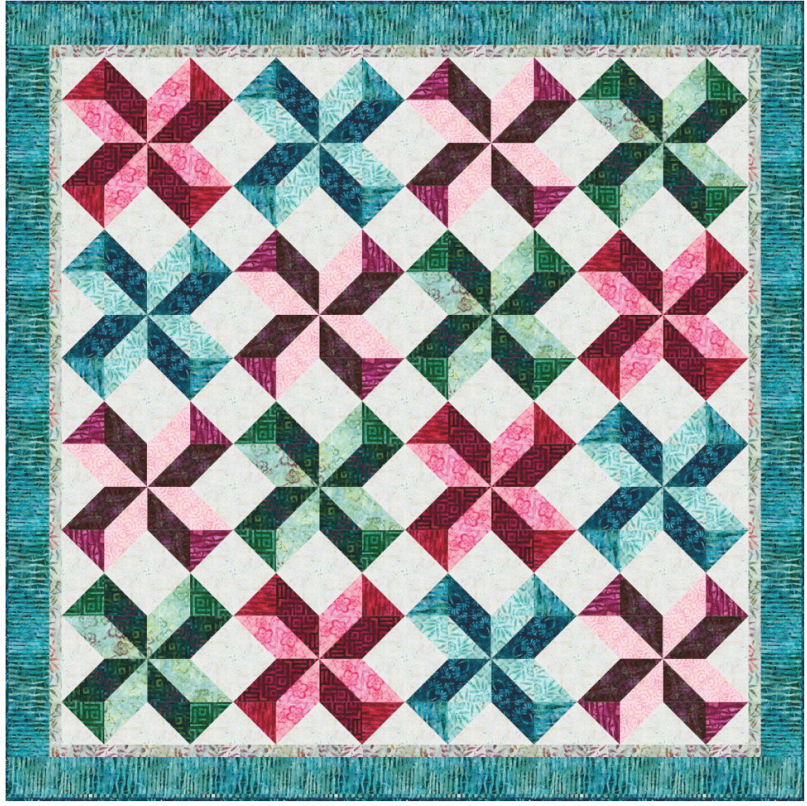 Sakura Swirl Quilt - Download PDF Pattern